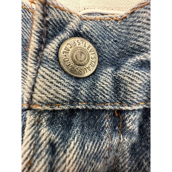Vintage Levi’s Made USA Childrens Cut Off Denim Distressed Shorts size 24 kids‎ - Picture 7 of 11